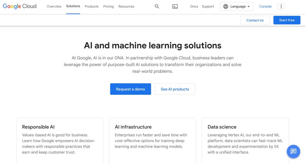 Google Cloud Artificial Intelligence