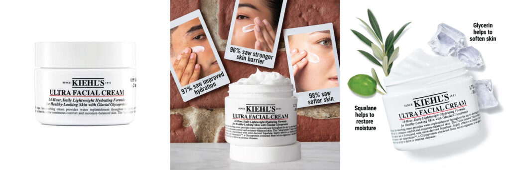 Kiehl's Ultra Facial Cream,  Kiehl's Super Multi-Corrective Eye-Opening Serum