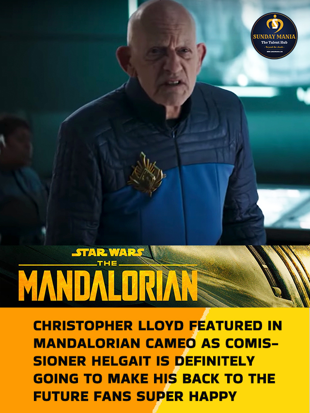 Christopher Lloyd featured in Mandalorian Cameo as Commissioner Helgait