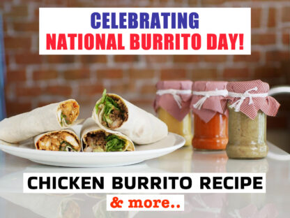 Chicken Burrito Recipe - Burrito National Day